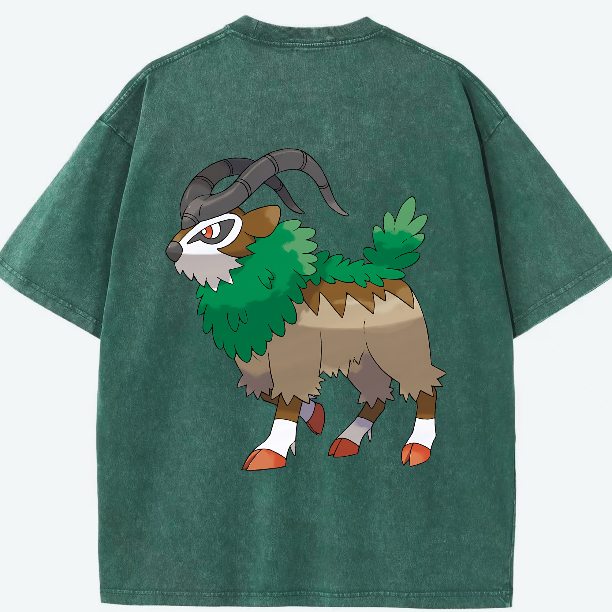 （画像用） ポケットモンスター Pokémon 綿100% ヴィンテージ風 半袖Tシャツ（背面プリント）